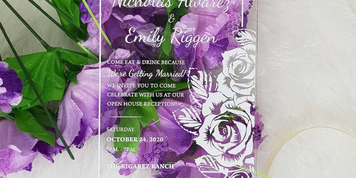 Creative and Transparent Wedding Invitation cards