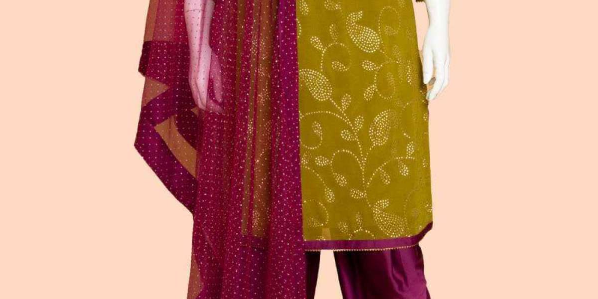 Buy Straight Salwar Suit Online - Panna Sarees