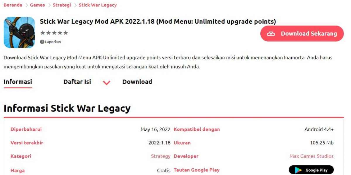 Download Stick War Legacy Mod APK free for mobile phones.