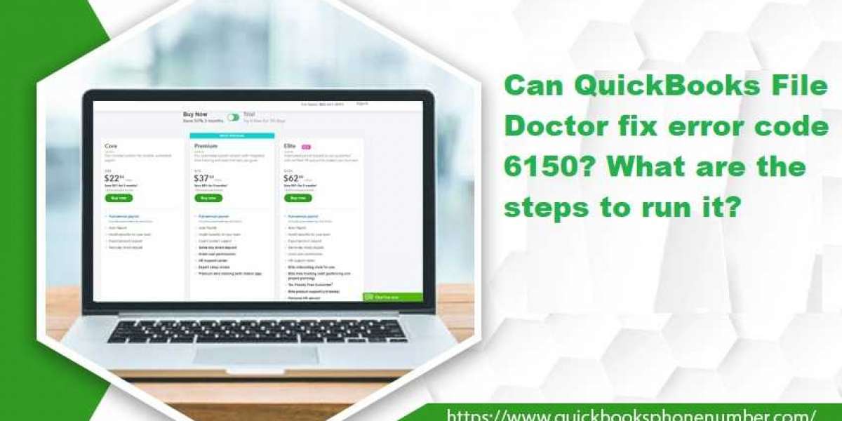 Can QuickBooks File Doctor fix error code 6150? What are the steps to run it?