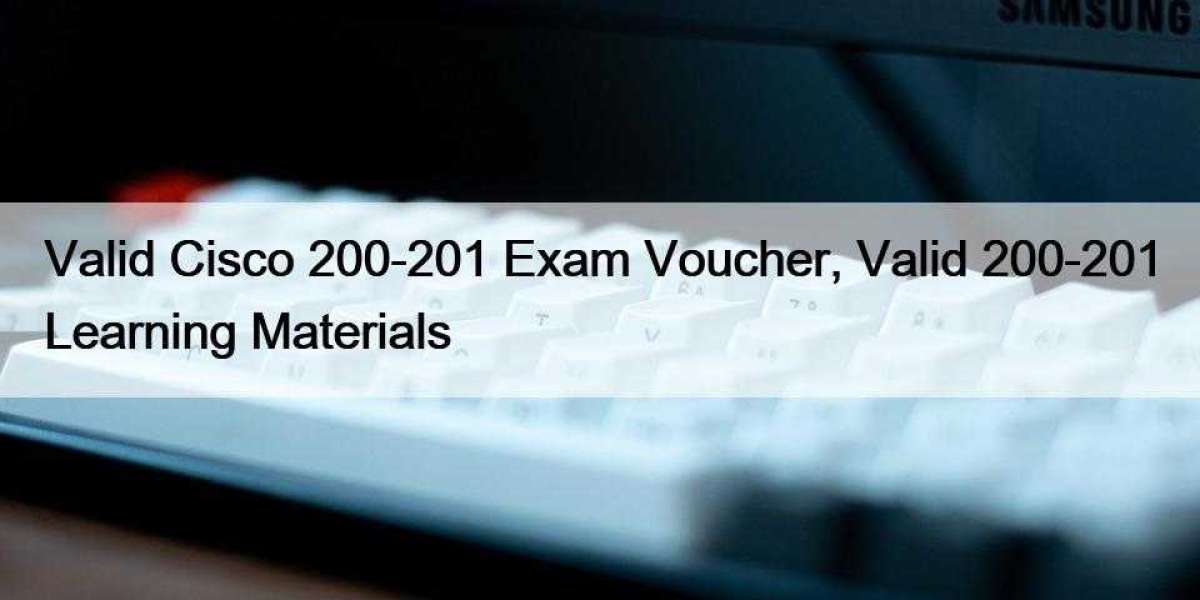 Valid Cisco 200-201 Exam Voucher, Valid 200-201 Learning Materials