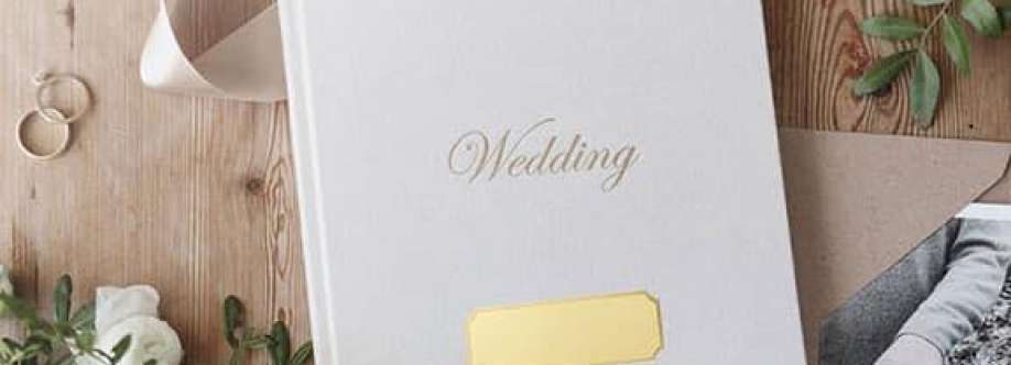 Personalized Wedding Guest Book Cover Image