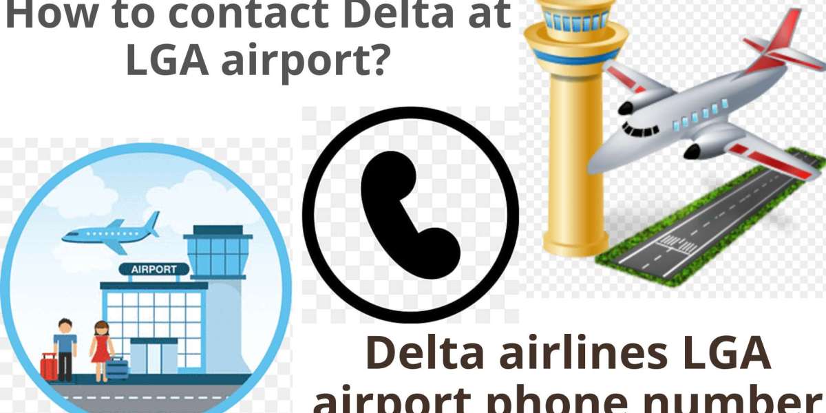 How do I reach Delta customer service at LGA Airport?