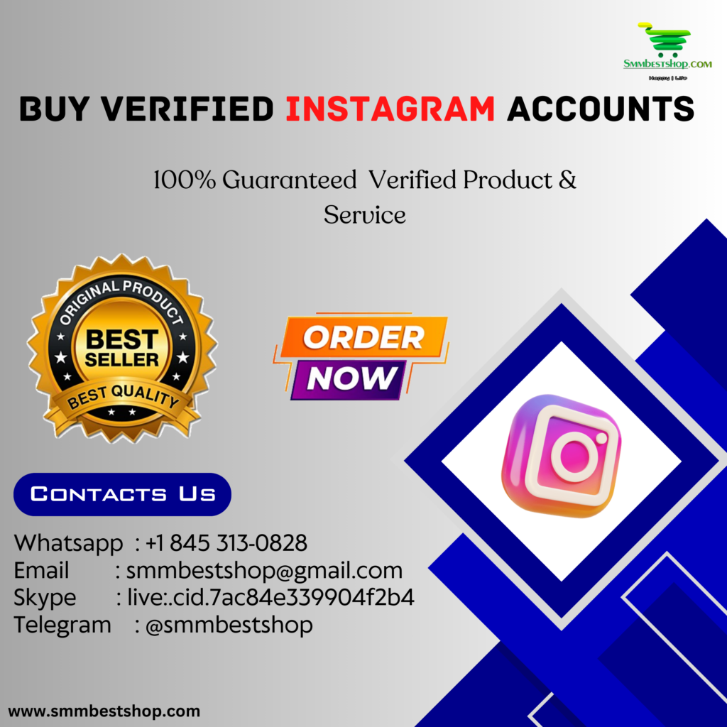 Buy Verified Instagram Accounts-100% Genuine Active Profile