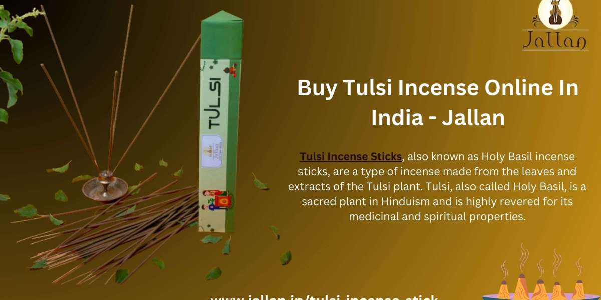 Tulsi Incense Sticks by Jallan: A Fragrant Connection to Spirituality and Wellness