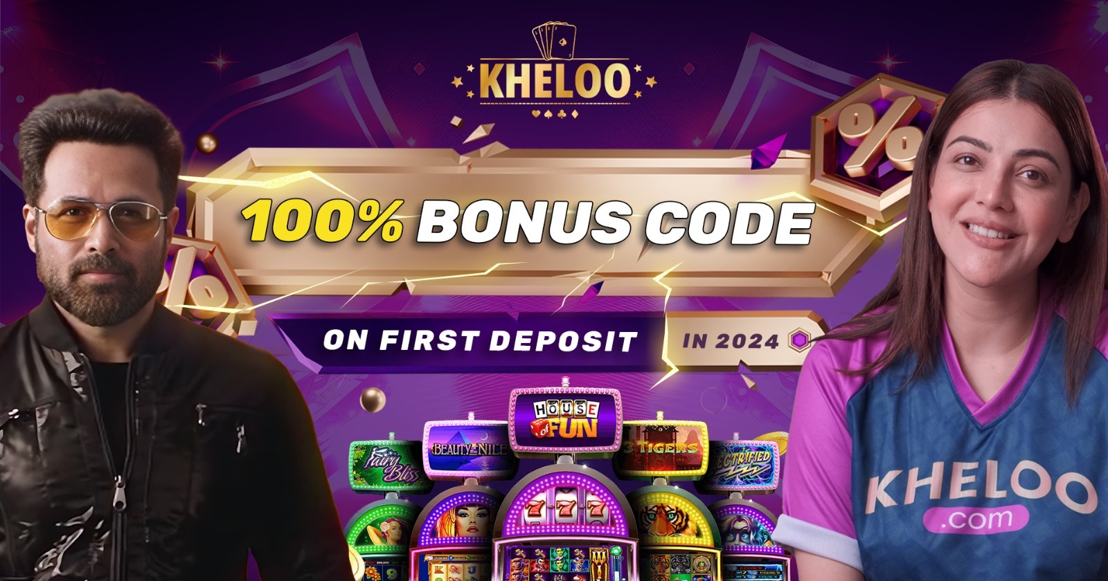 Kheloo 100% Bonus Code on the 1st Deposit in 2024 - Kheloo