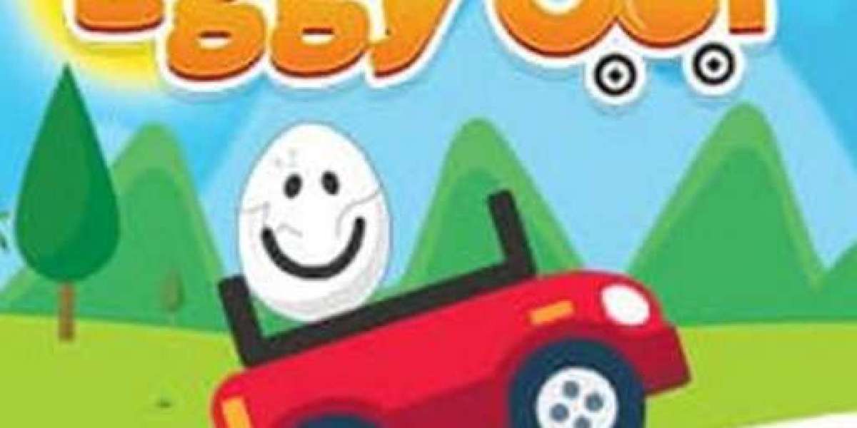 Exciting egg car racing challenge in Eggy Car