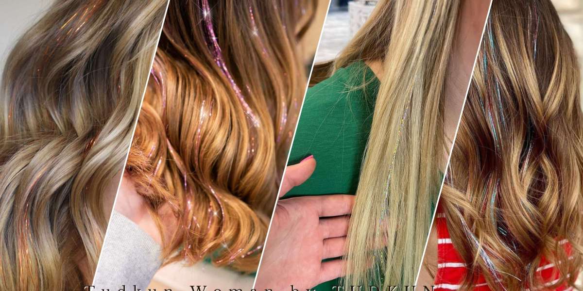 Unveiling the Trend: Tinsel Hair—A Shimmering Revolution in Hairstyling