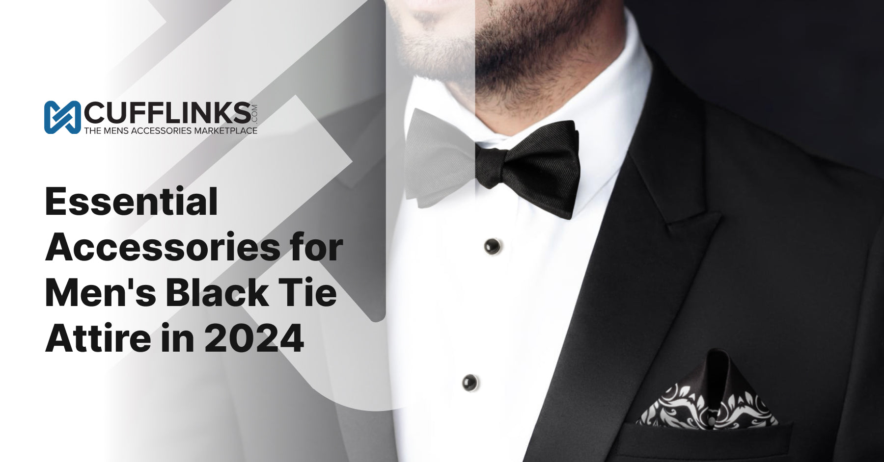 Essential Accessories for Men's Black Tie Attire in 2024