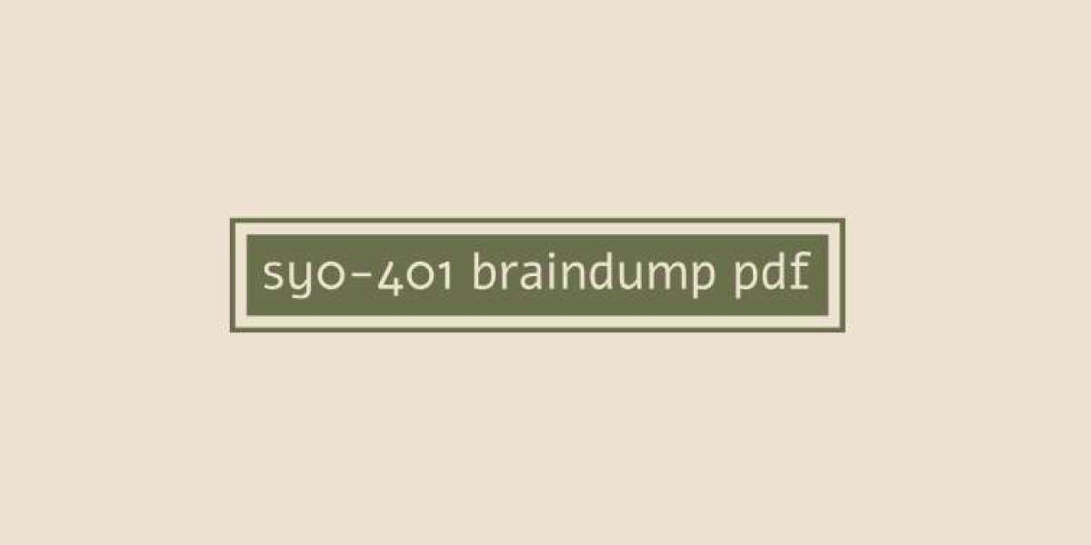 How to Excel in SY0-401 Exam with Braindump PDF Techniques