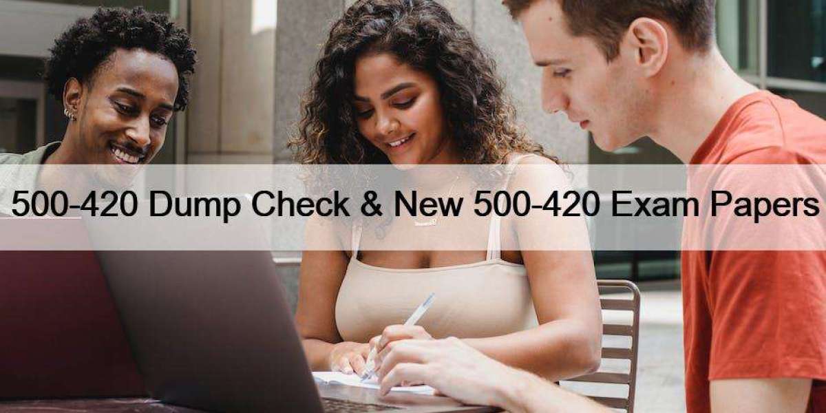 500-420 Dump Check & New 500-420 Exam Papers