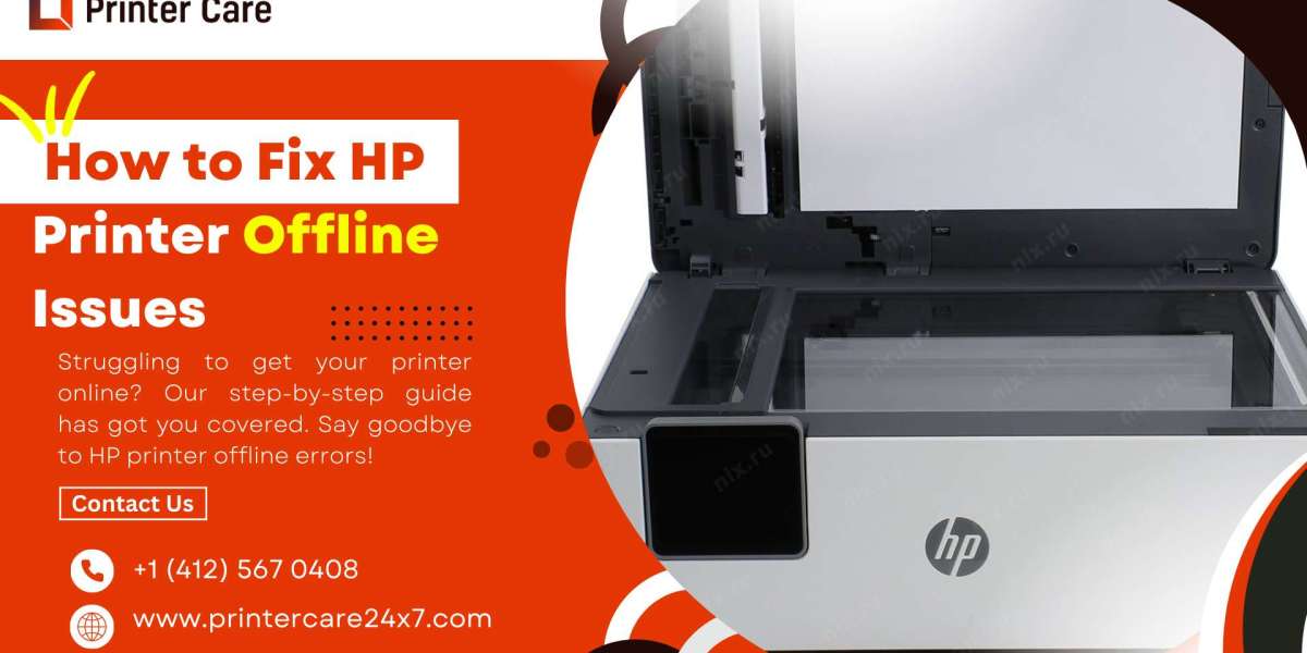 How to Fix HP Printer Offline Issues|+1 (412) 567 0408