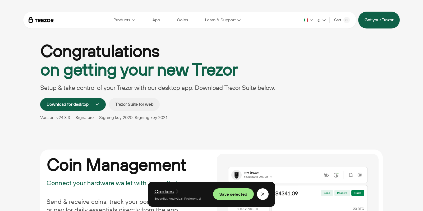Trezor Suite (Official) | Bitcoin & Crypto Security