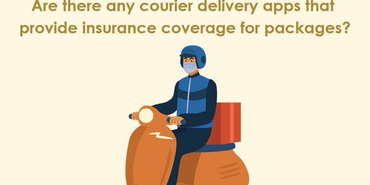 Are there any courier delivery apps that provide insurance coverage for packages?