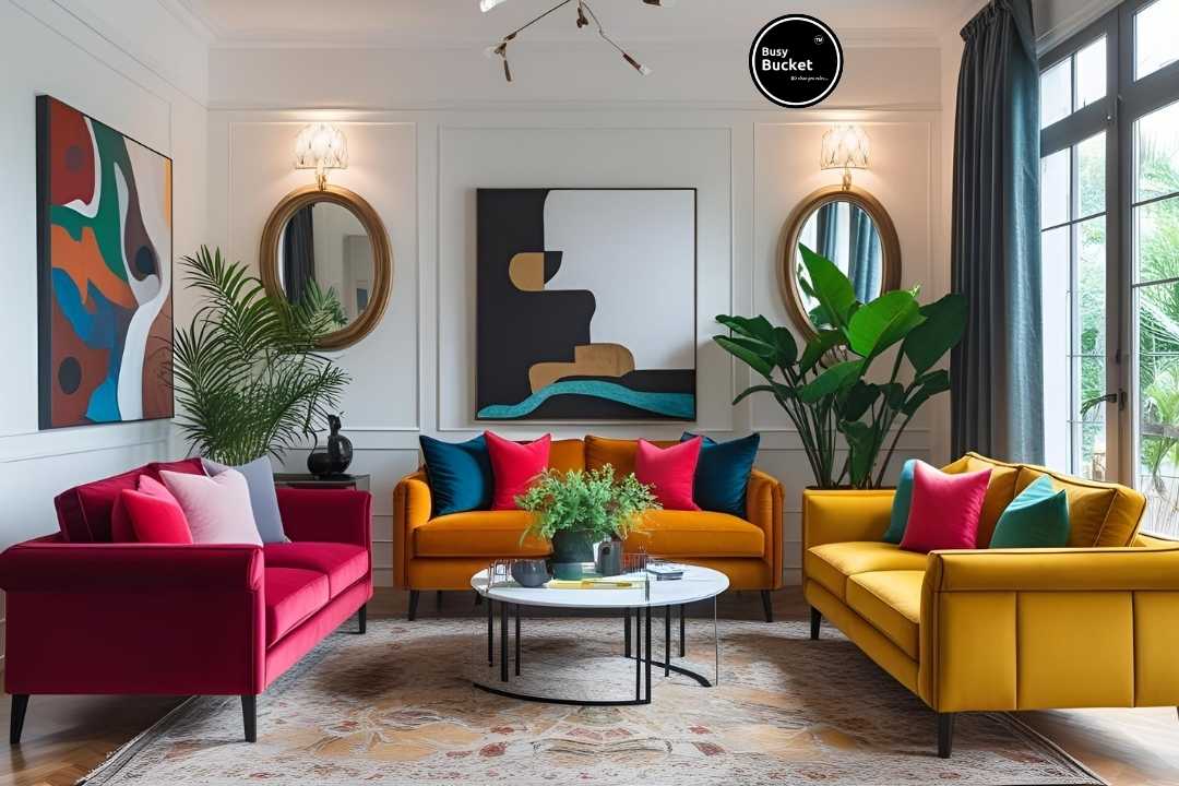 5 Living Room Sofa Styling Tips Featuring Statement Sofas