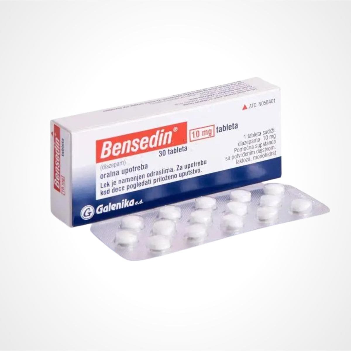 Buy Bensedin 10mg Diazepam | Galenika | Next Day Delivery