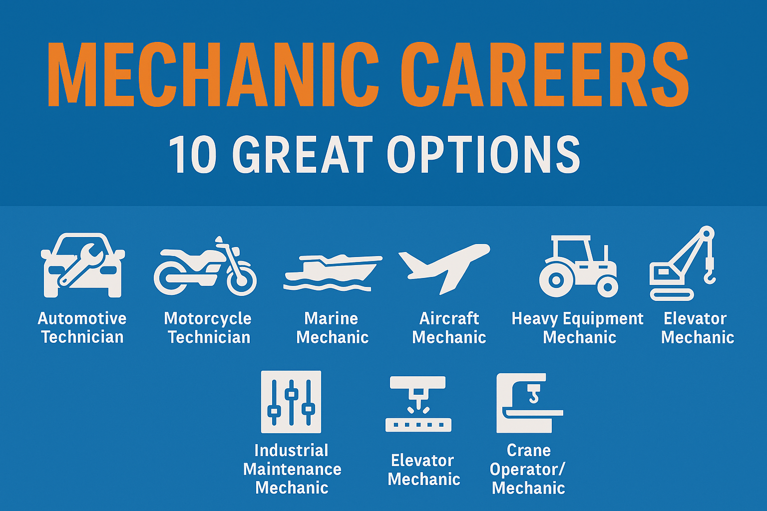 10 High Demand Mechanic Careers